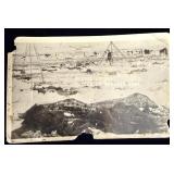 Real Photo Postcard Birdseye View of Battle Field>