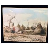 Spotted Eagles Sioux Village Tongue River MI 1879>