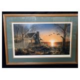 Framed Signed/Numbered Terry Redlin 'Comforts of >