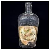 Rare antique Edward Hausmann chicken cock whiskey