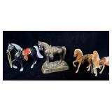 Brass & Metal Horse Figurines