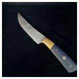 10? Damascus steel hunting knife