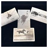 Antique Rapid City Indian Rodeo Postcards CM >