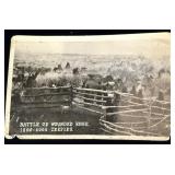 Real Photo Postcard Battle of Wounded Knee 1890 >