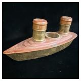 Art Deco Condiment Ocean Liner Salt & Pepper
