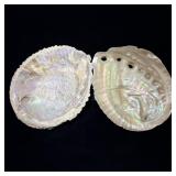 (2) Unpolished Abalone Shells