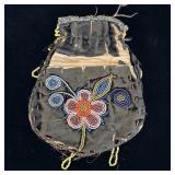 Antique Native American Iroquois Beaded Medicine >