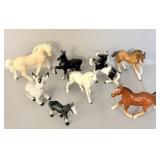 Vintage porcelain horses Yoko Boeki Nippon Japan