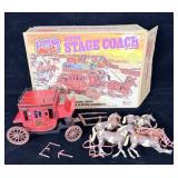 Vintage Legends of the West Action Stage Coach Toy