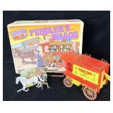 Vintage Legends of the West Peddlers Wagon Toy>