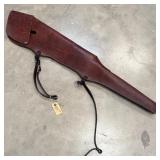Richland Yellowstone leather rifle scabbard