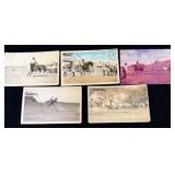 Antique Rodeo Postcards Earl Thode Cal Coolidge>