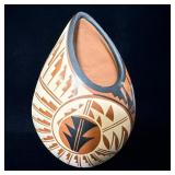 Native American Jamez Pottery Signed G. Sandia >