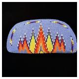 Antique Native American Handbeaded Leather Purse>