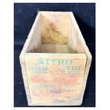 Antique Wood Crate Remington arms company Dupont >