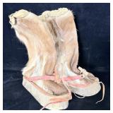 Antique Inuit Caribou Hide & Sealskin Men's