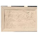 Plaster/Concrete VERY HEAVY Wildlife Duck Relief >