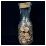 Jar of pennies