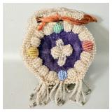 Antique Native American Iroquois Beaded Whimsy Bag