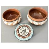 3 pieces of Sioux Pottery