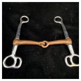 HORSE BIT Copper Bit Straight Shank Double Rein