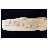 Driftwood Latchstring Inn Sign Lead, South Dakota