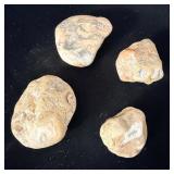 (4) Fairburn & Bubble Gum Agates