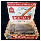 Cigar box of antique photo negatives St Onge