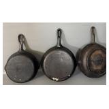 Griswold # 5 Small Logo, #6 BSR & 9' unmarked >