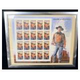 Legends of Hollywood John Wayne US stamp sheet