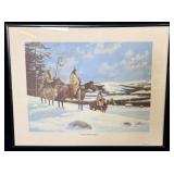 Framed Signed/Numbered Del Iron Cloud Painting >