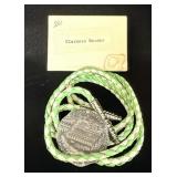 Homestake Mine sterling bolo medal safety award>