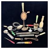 Antique kitchen utensils