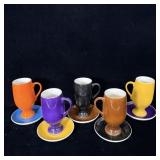 10pc. Vintage Schmid Lagard Tacket Demitasse Cups>
