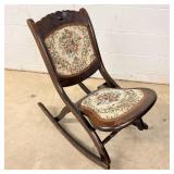 Antique Flexsteel Upholstered Fold-Out Instant