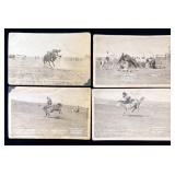 Antique Rapid City Indian Rodeo Postcards Geo >