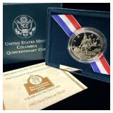 1992 Columbus quincentenary proof half dollar