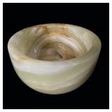 Green stone Onyx bowl
