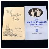 2 local books autographed by authors Trail