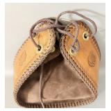 hand tooled leather bag