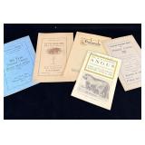 Antique hog and cattle sales brochures 1919,