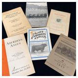 Antique cattle sales brochures Aberdeen Angus