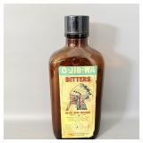 1940's O-JIB-WA Bitters Amber Glass Quart Bottle