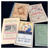 Antique books pamphlets composition book,
