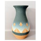 Sioux Pottery Vase signed S. Thunder 10'