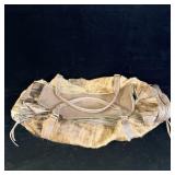 Large brindle leather cowhide bag 24 inches >