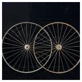 (2) Antique Buggy Wire Wheels 28'