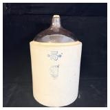 ANTIQUE 5 GALLON WHITE HALL STONEWARE CROCK JUG