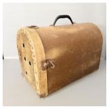 Antique Hard Sided Pet Carrier