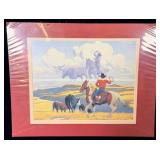 1994 Western Cowboy Print by Mick B Harrison >